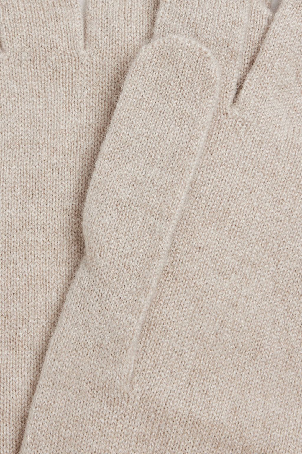 BRUNELLO CUCINELLI 비즈 장식 메탈릭 캐시미어 장갑