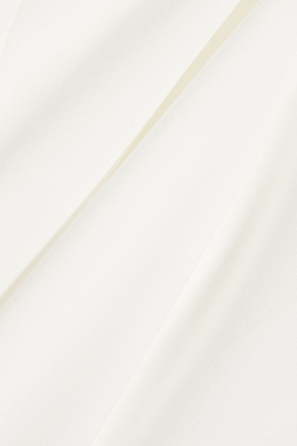 Shop Galvan Crepe Jumpsuit In White
