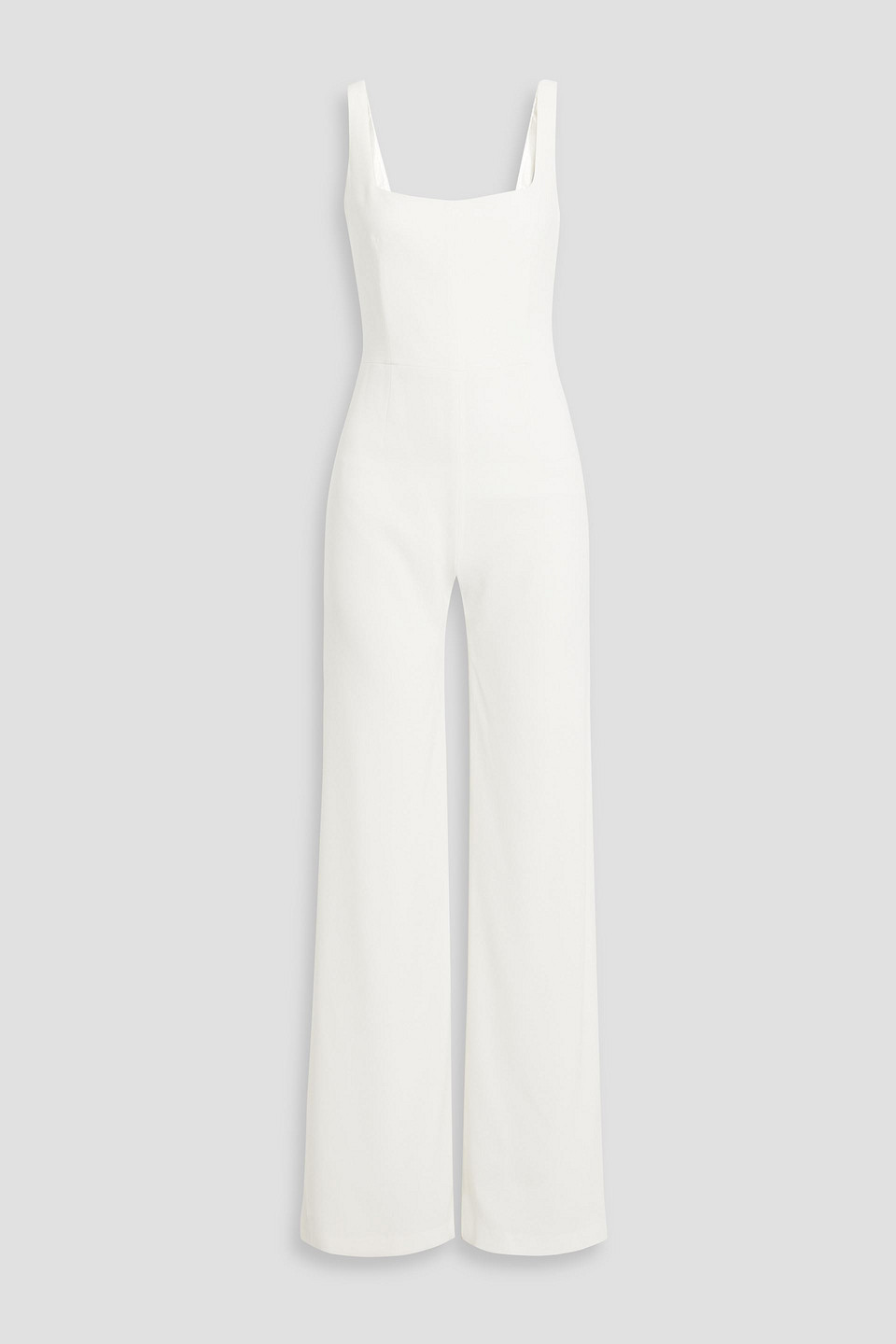 Galvan Crepe Jumpsuit In White