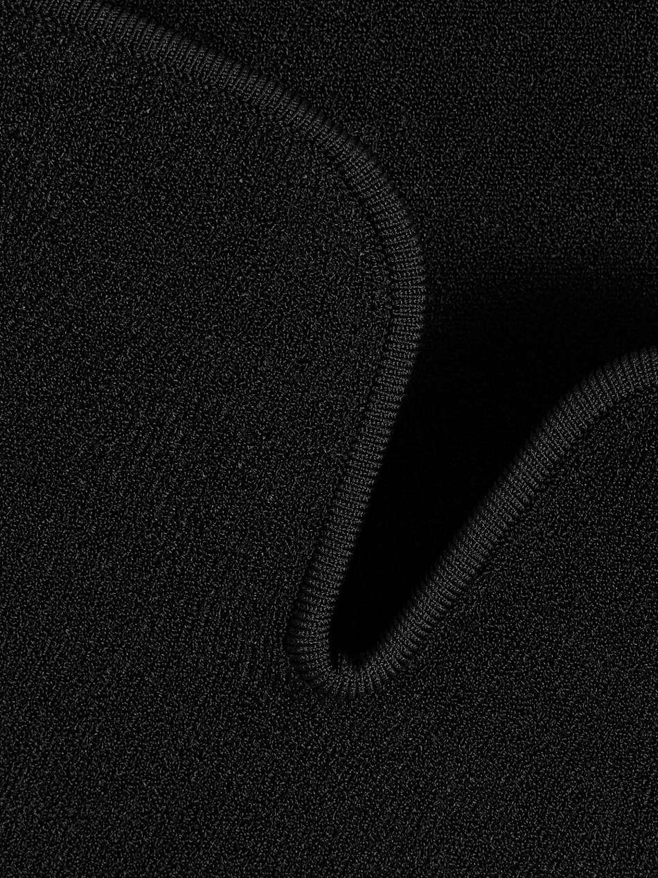 gaia ribbed-knit mini dress
