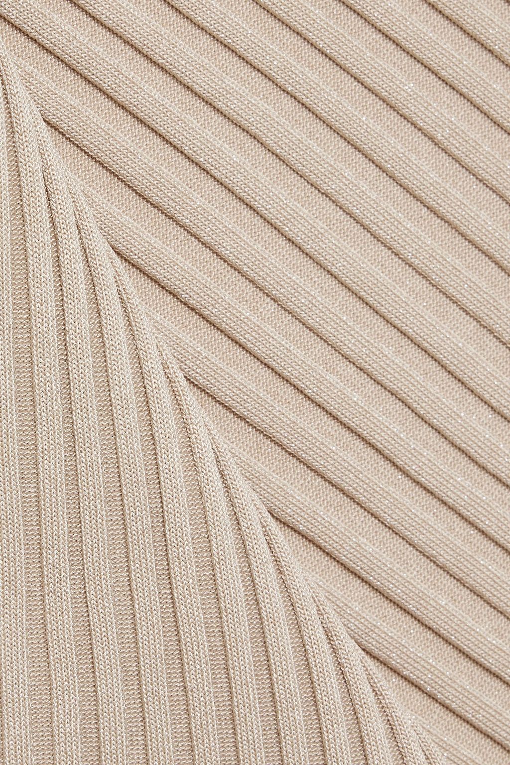 GALVAN  LONDON Rhea ribbed-knit turtleneck midi dress