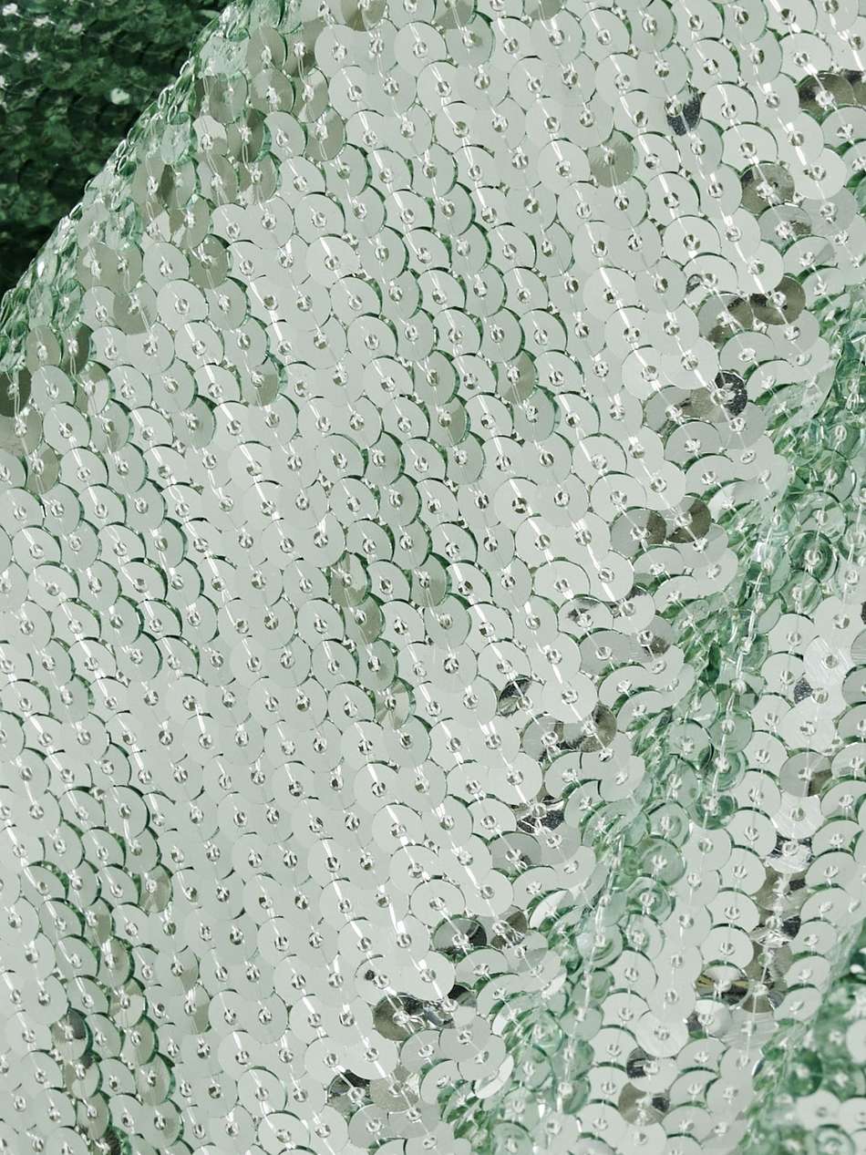 beating heart sequined tulle maxi dress