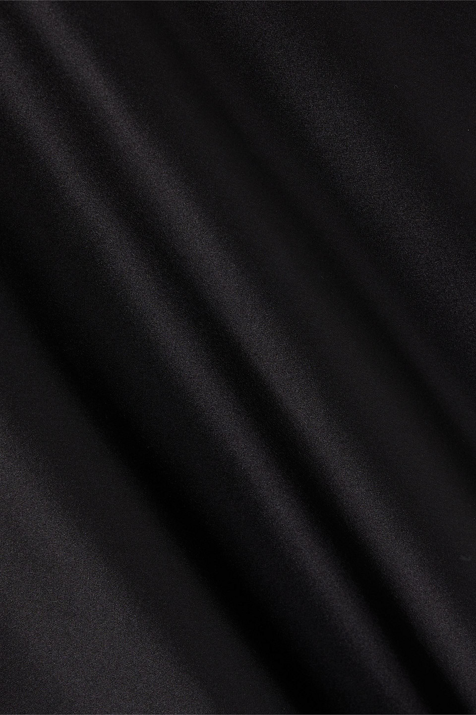 Rachel Gilbert Skye Draped Silk-satin Crepe Gown In Black