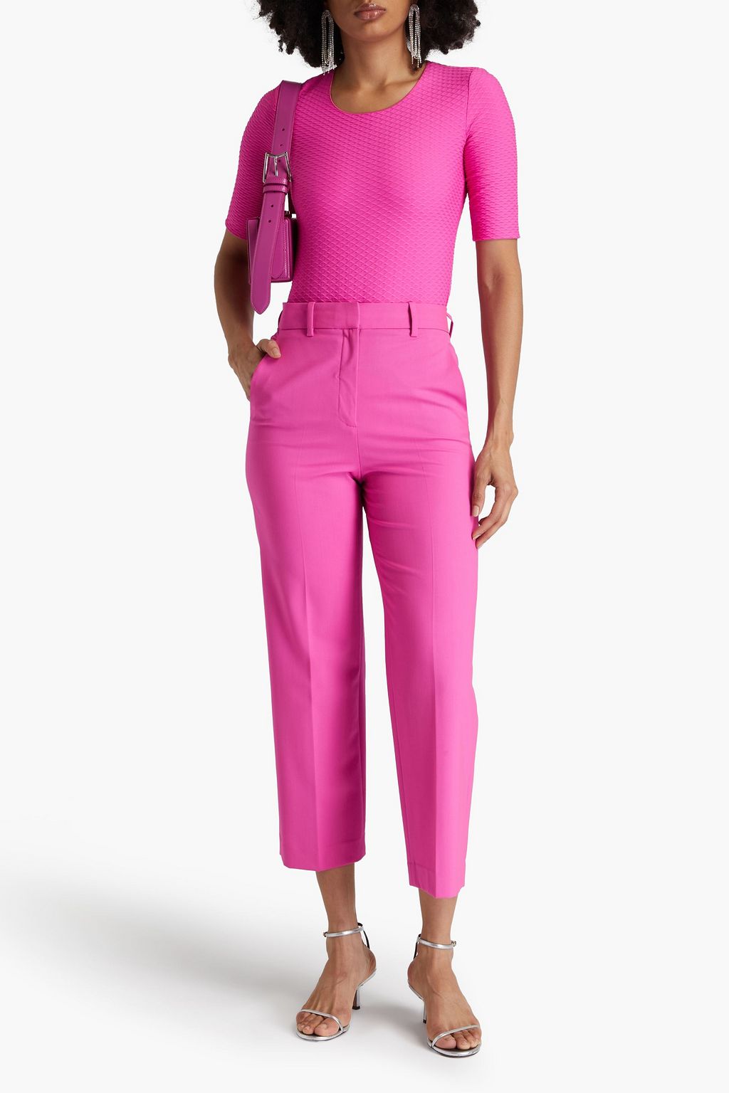 EMPORIO ARMANI Cloqué top