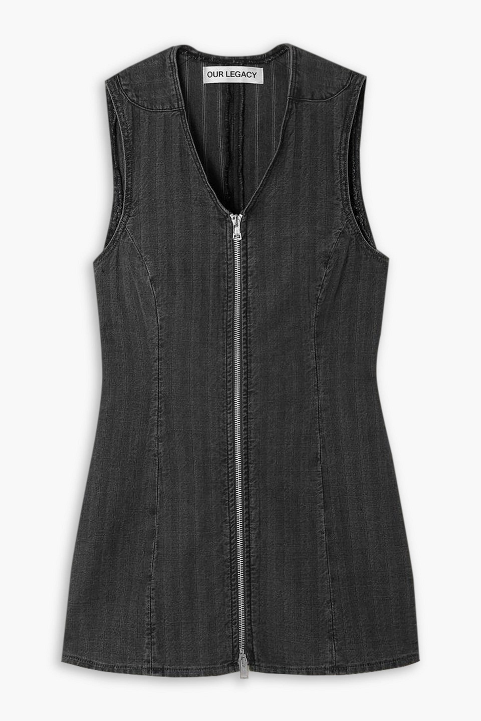 Our Legacy Biker Zip Vest In Black