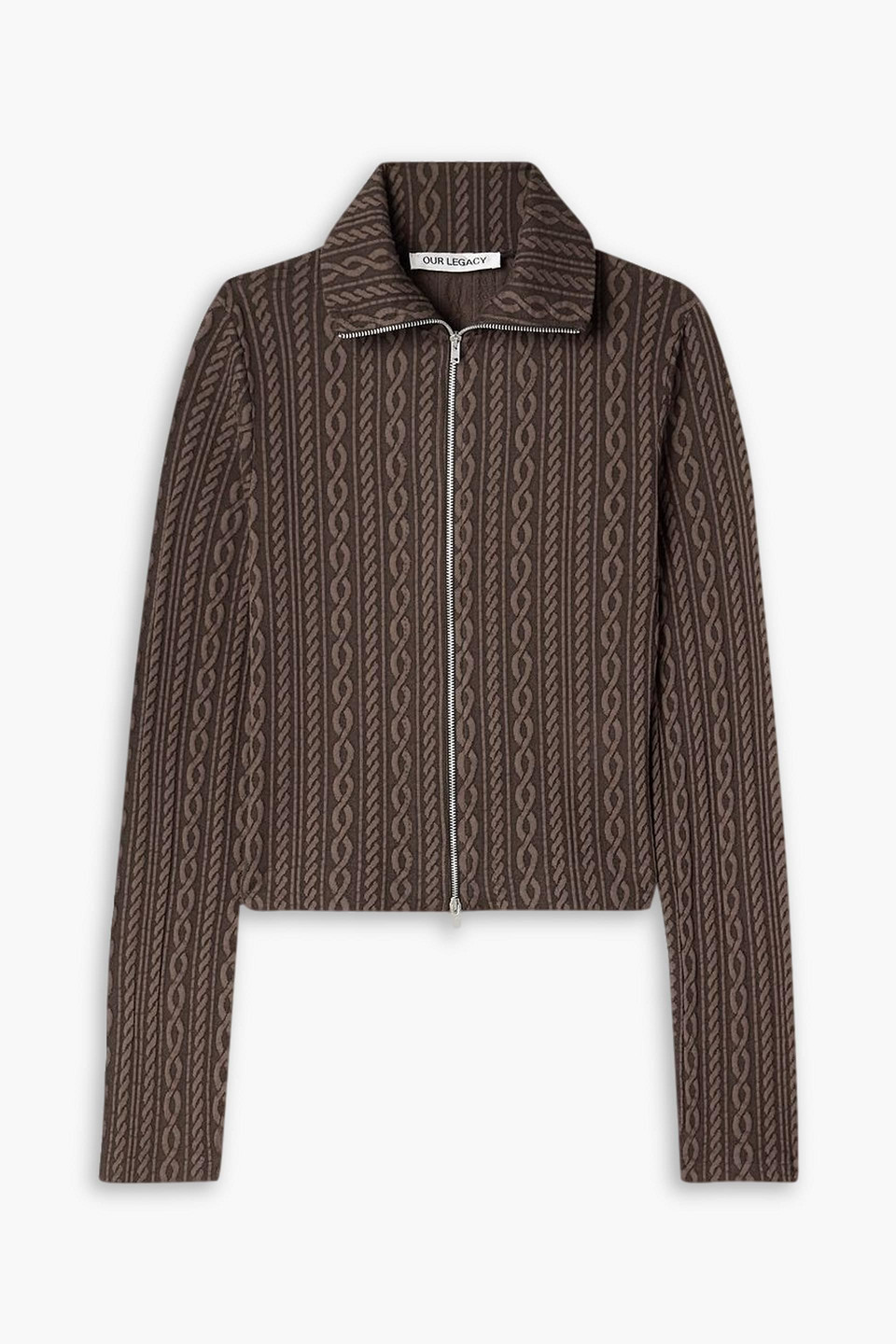 Our Legacy Cotton-blend Cardigan In Brown