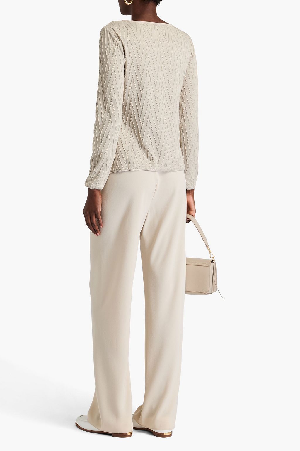 GIORGIO ARMANI Cloqué top
