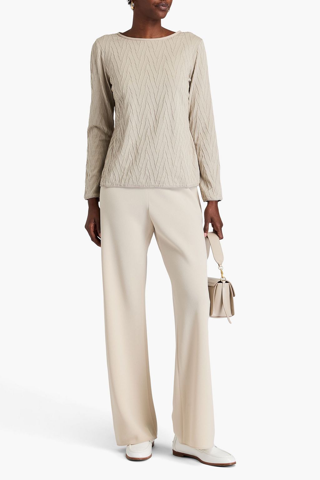 GIORGIO ARMANI Cloqué top