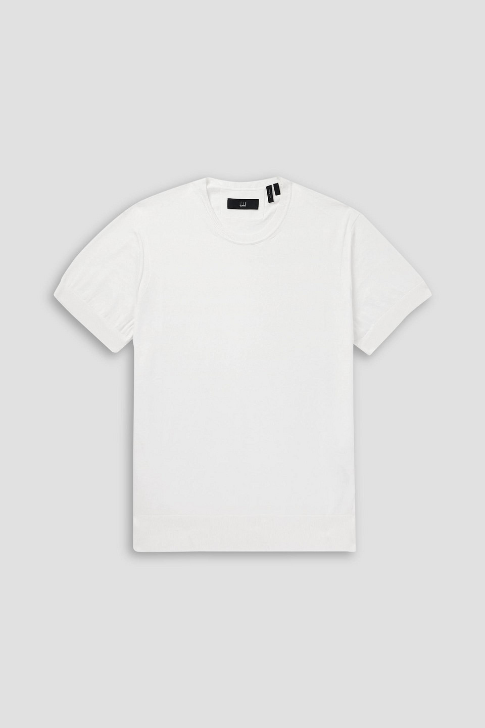 dunhill - slim-fit sea island cotton t-shirt - white - xl