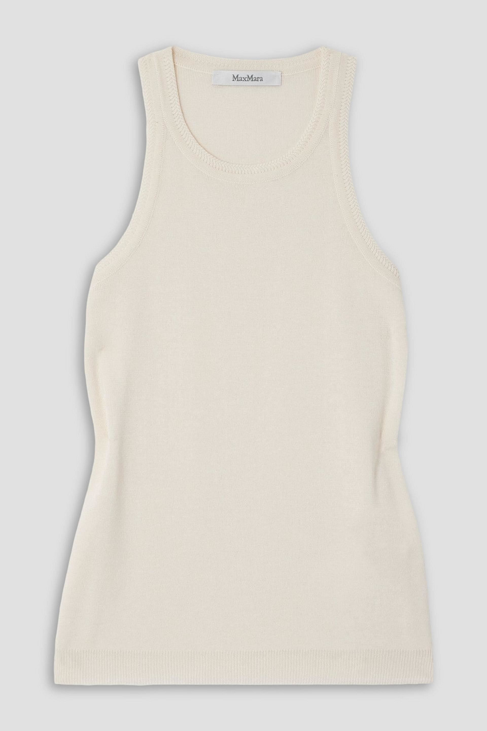 Max Mara Arnes Cotton Tank In White