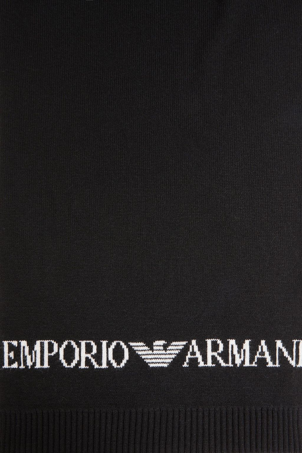 EMPORIO ARMANI وشاح محبوك