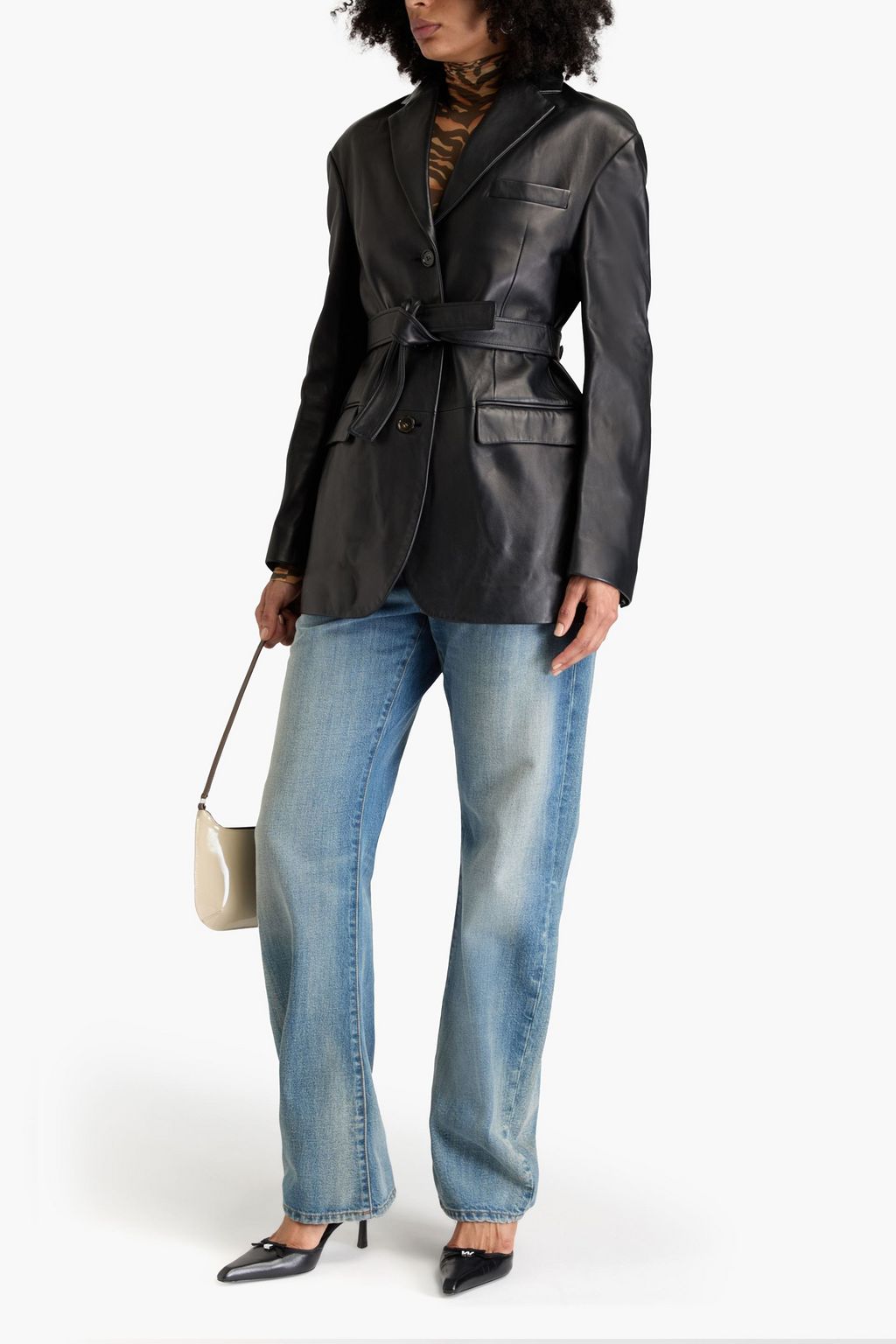 ACNE STUDIOS Leather blazer