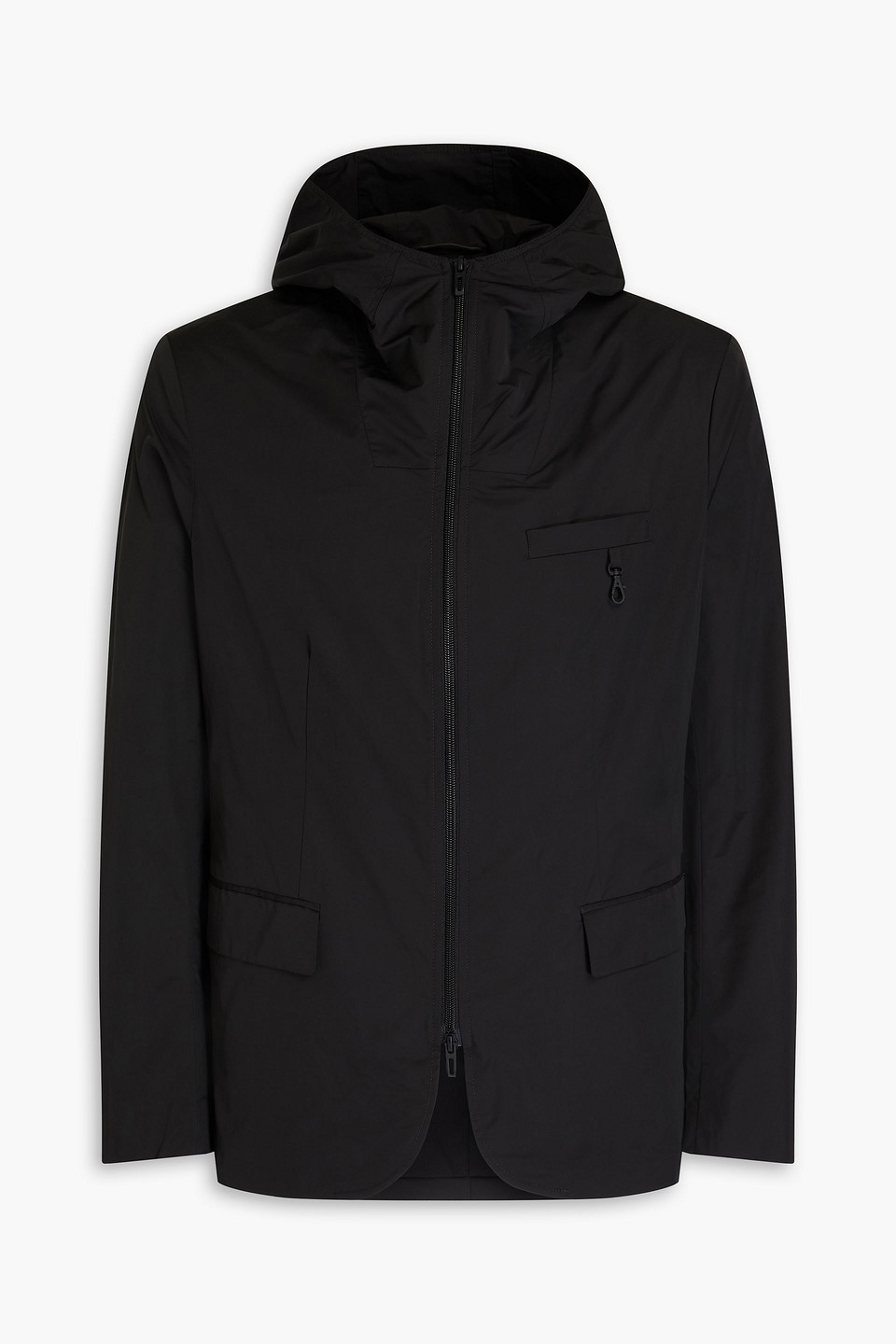 Emporio Armani - Shell hooded jacket - Black - IT 52