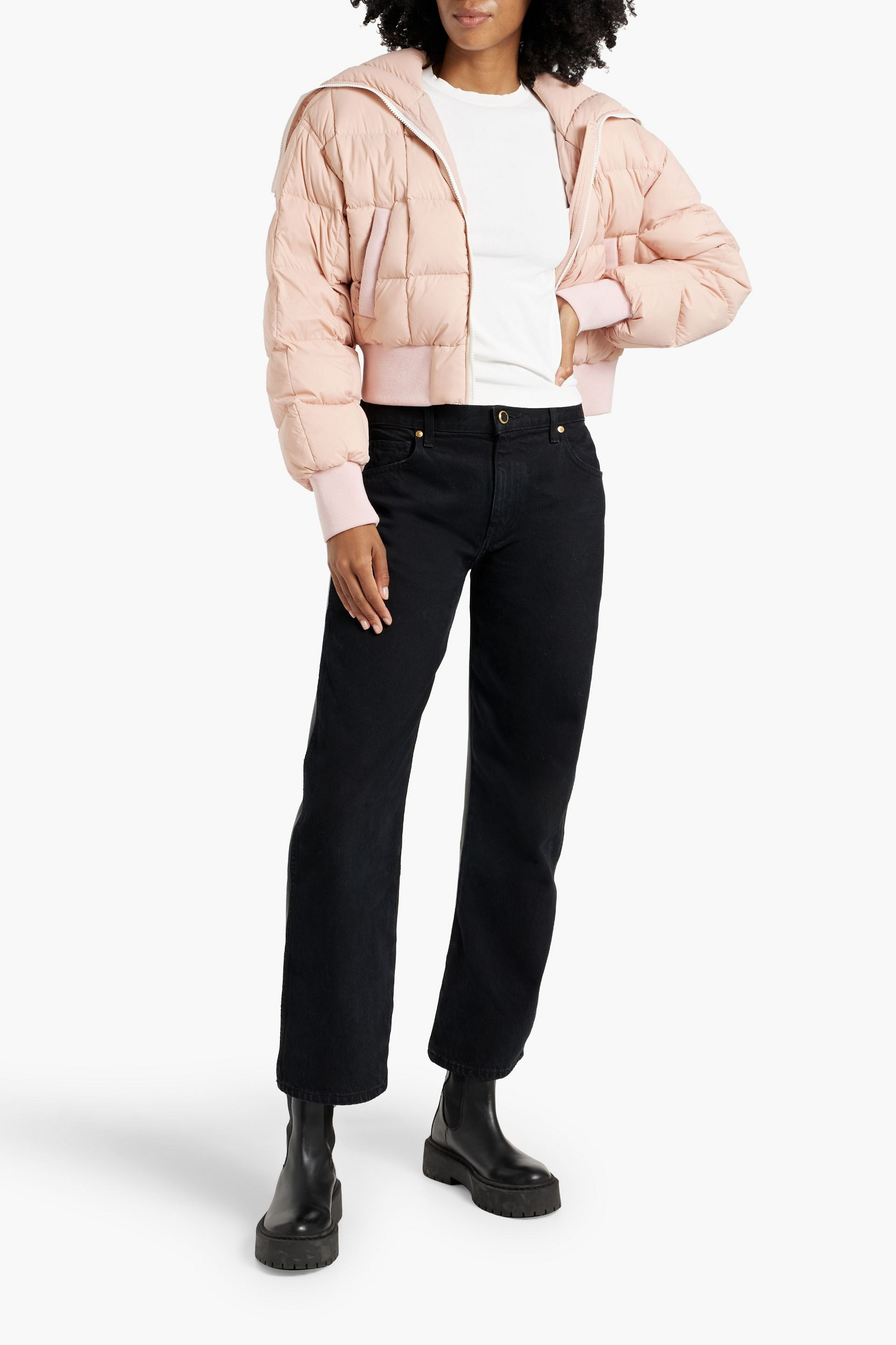 IENKI IENKI Quilted shell jacket