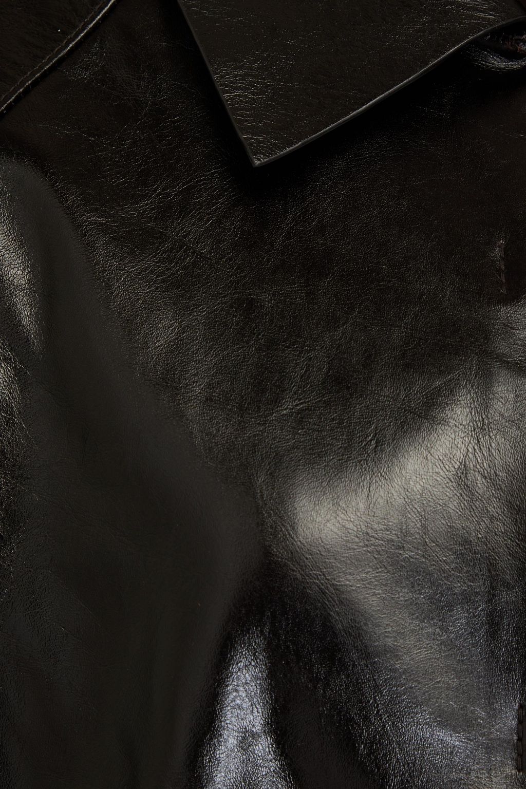 ACNE STUDIOS Belted leather trench coat