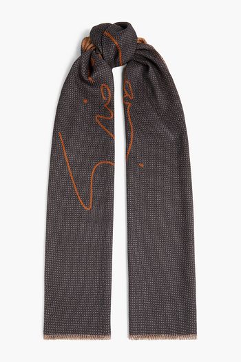 Armani scarf mens sale outlet