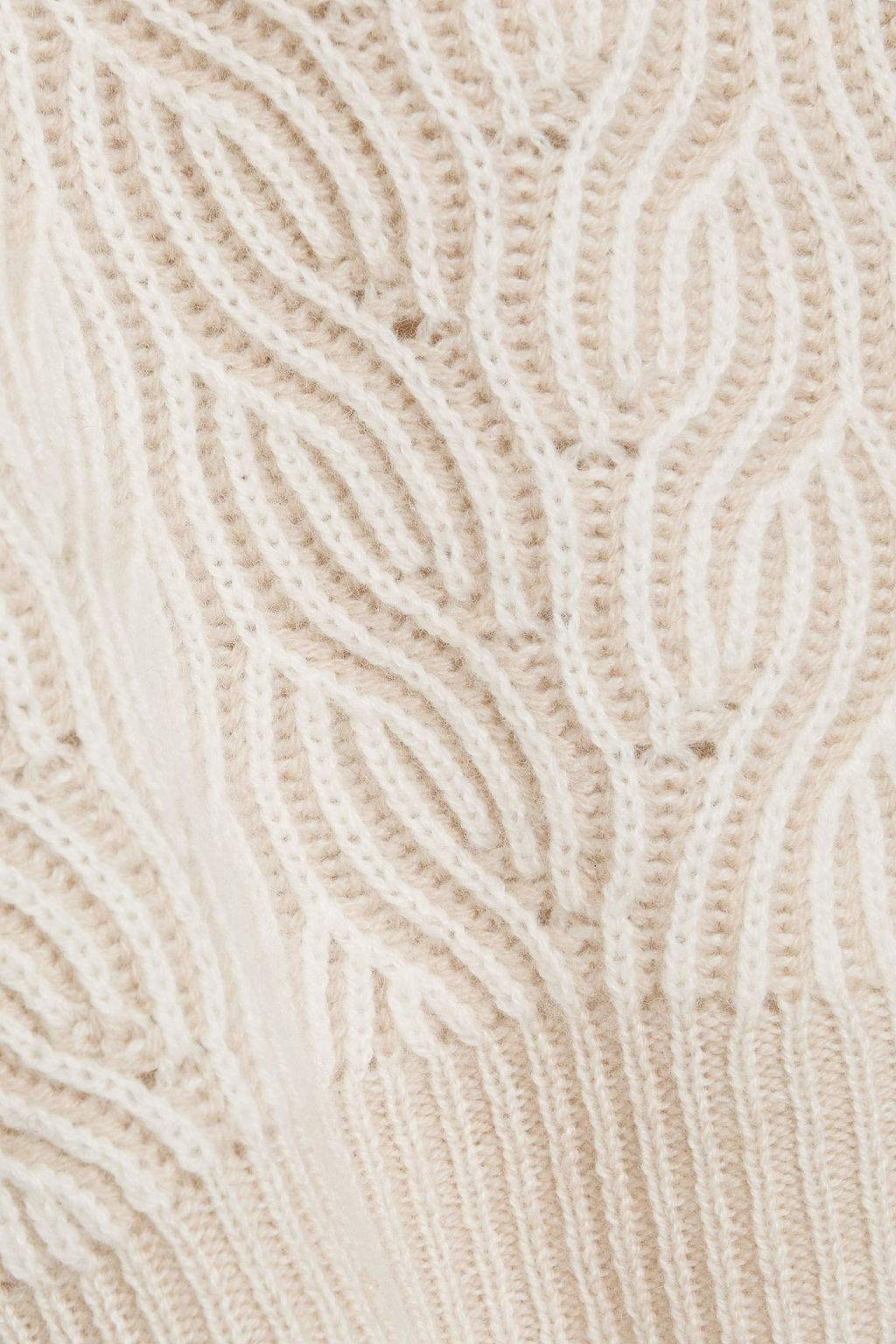 NAADAM Cable-knit wool and cashmere-blend sweater