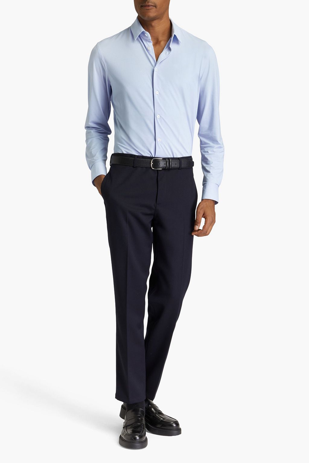GIORGIO ARMANI Stretch-jersey shirt
