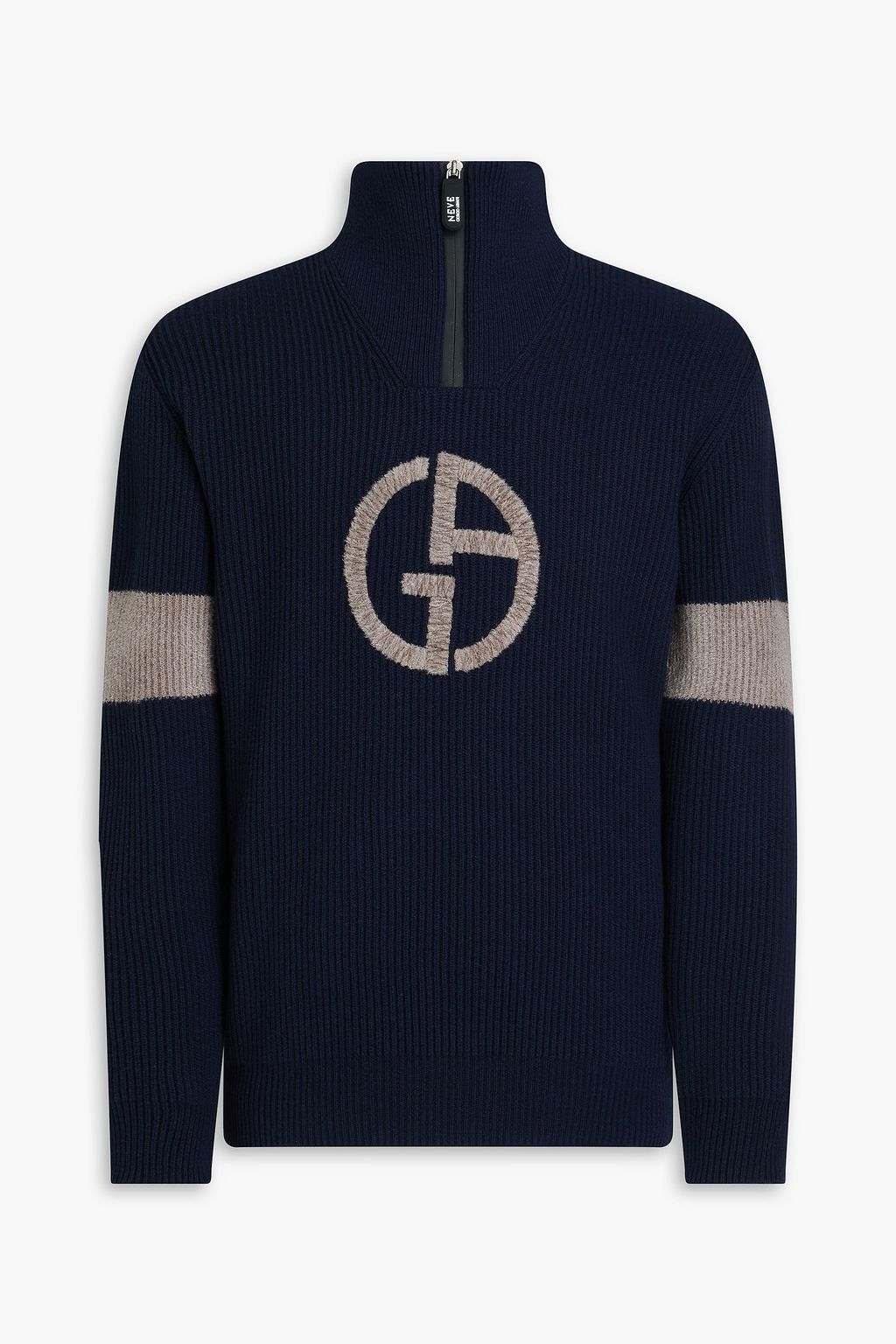 Armani half zip sweater clearance