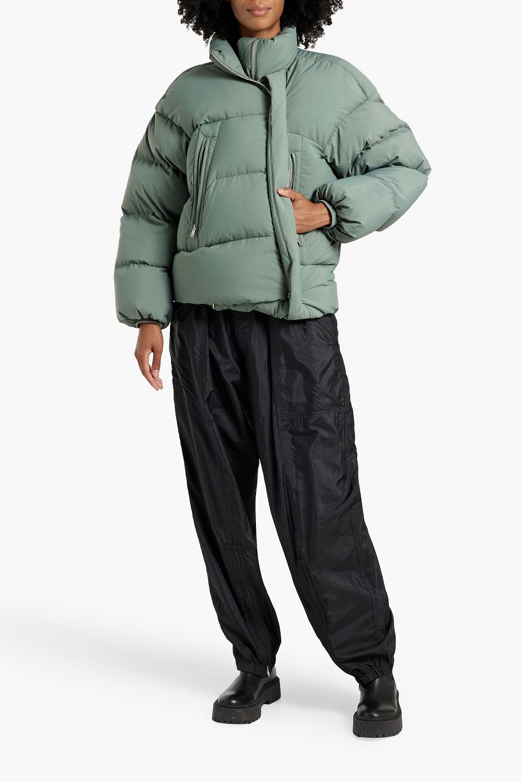 Y-3 Quilted shell down jacket