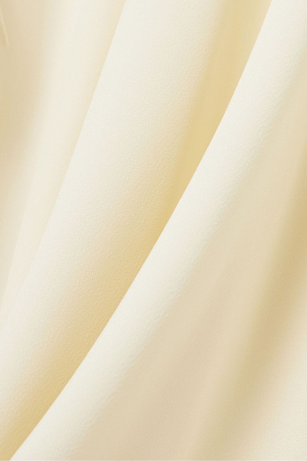 TALLER MARMO Gala feather-trimmed crepe gown