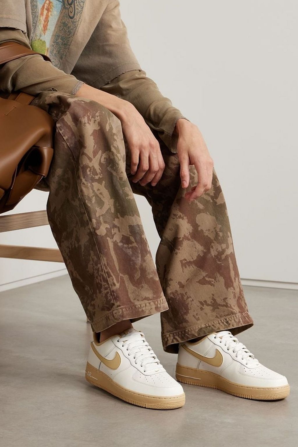 NIKE Air Force '07 leather sneakers