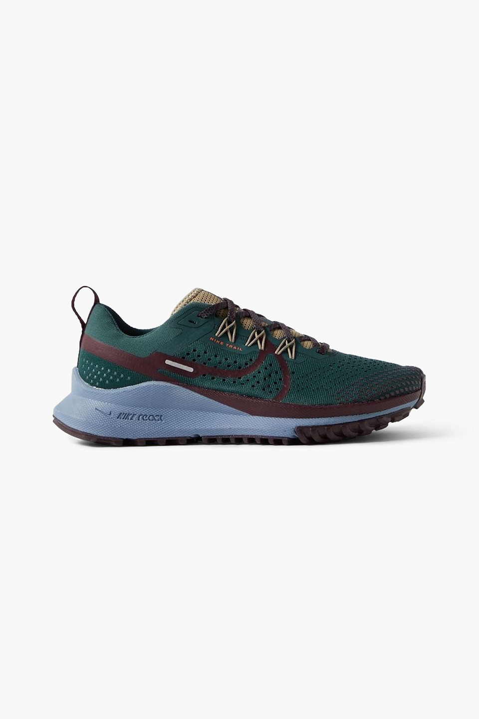 Nike React Pegasus Trail 4 Rubber-trimmed Mesh Sneakers In Storm Blue