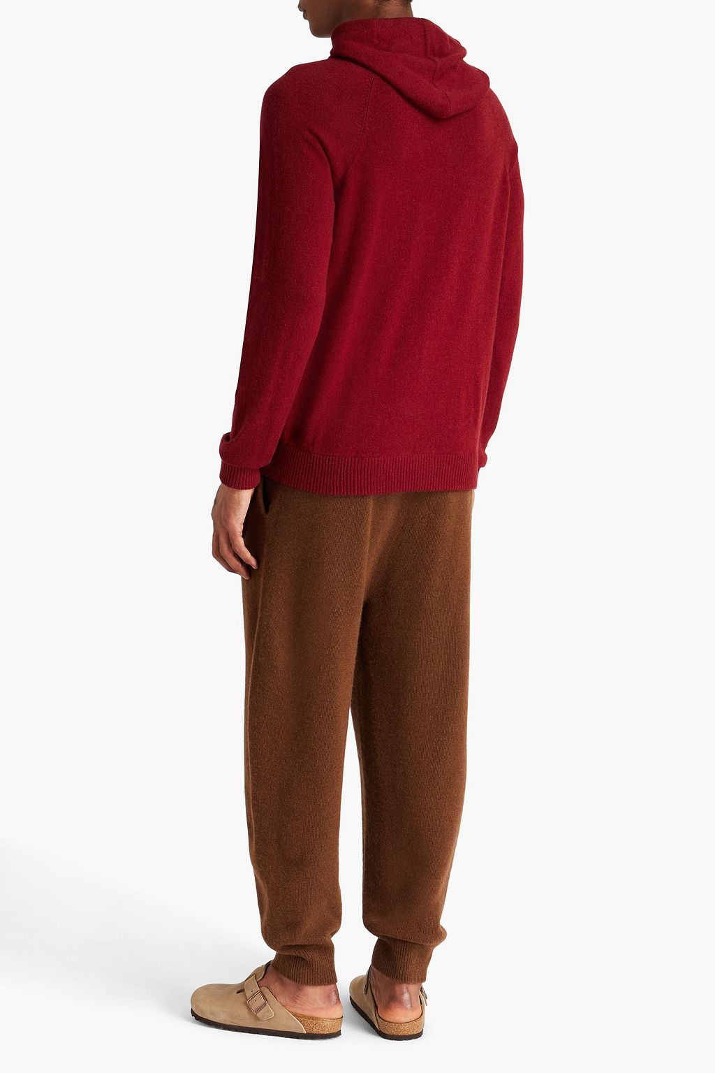 DEREK ROSE Cashmere zip-up hoodie