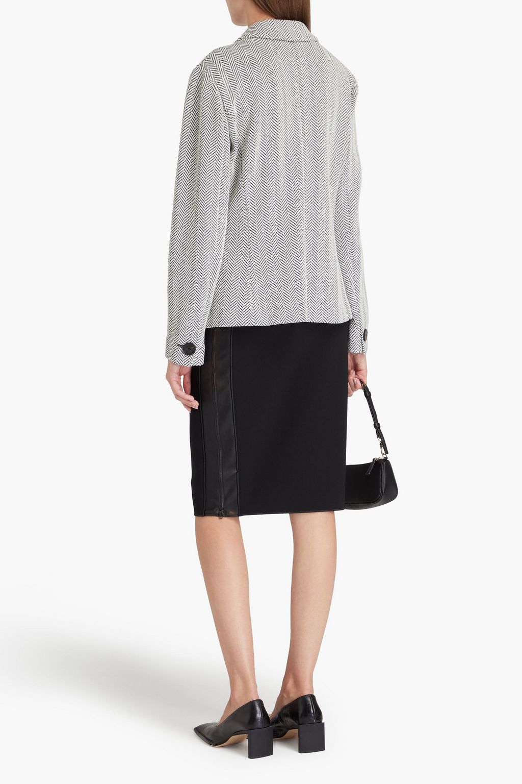 EMPORIO ARMANI ジャカード ブレザー ヘリンボーン