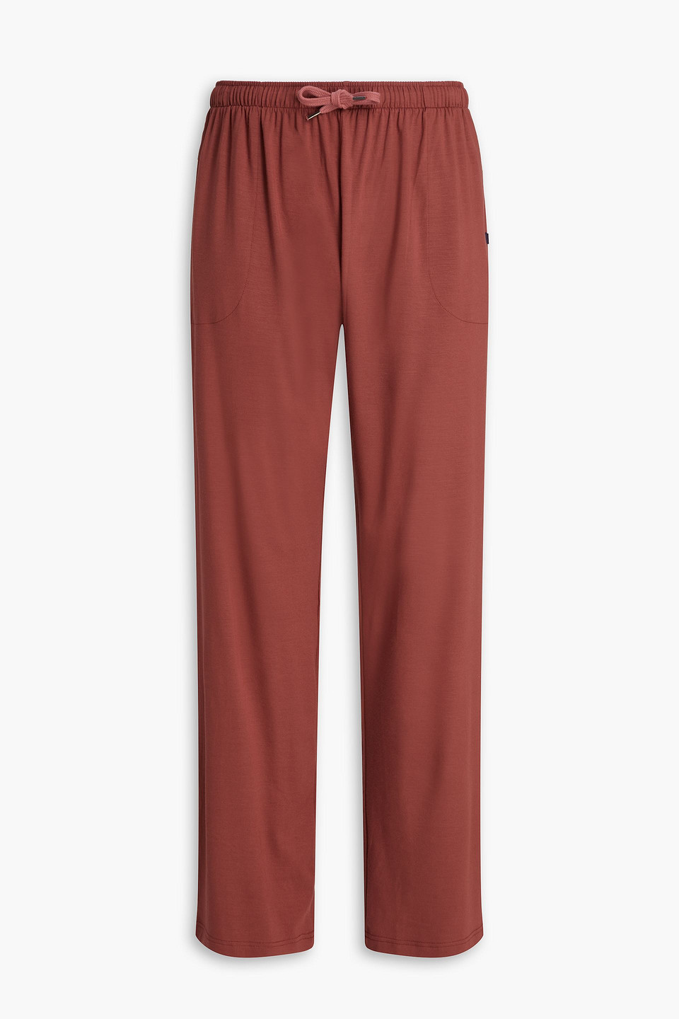 Derek Rose Modal-blend Jersey Pyjama Trousers In Brown