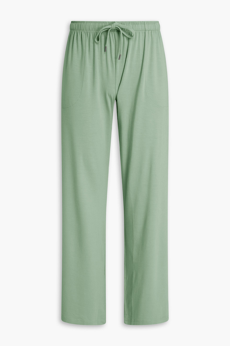 Derek Rose Modal-blend Jersey Pyjama Trousers In Leaf Green