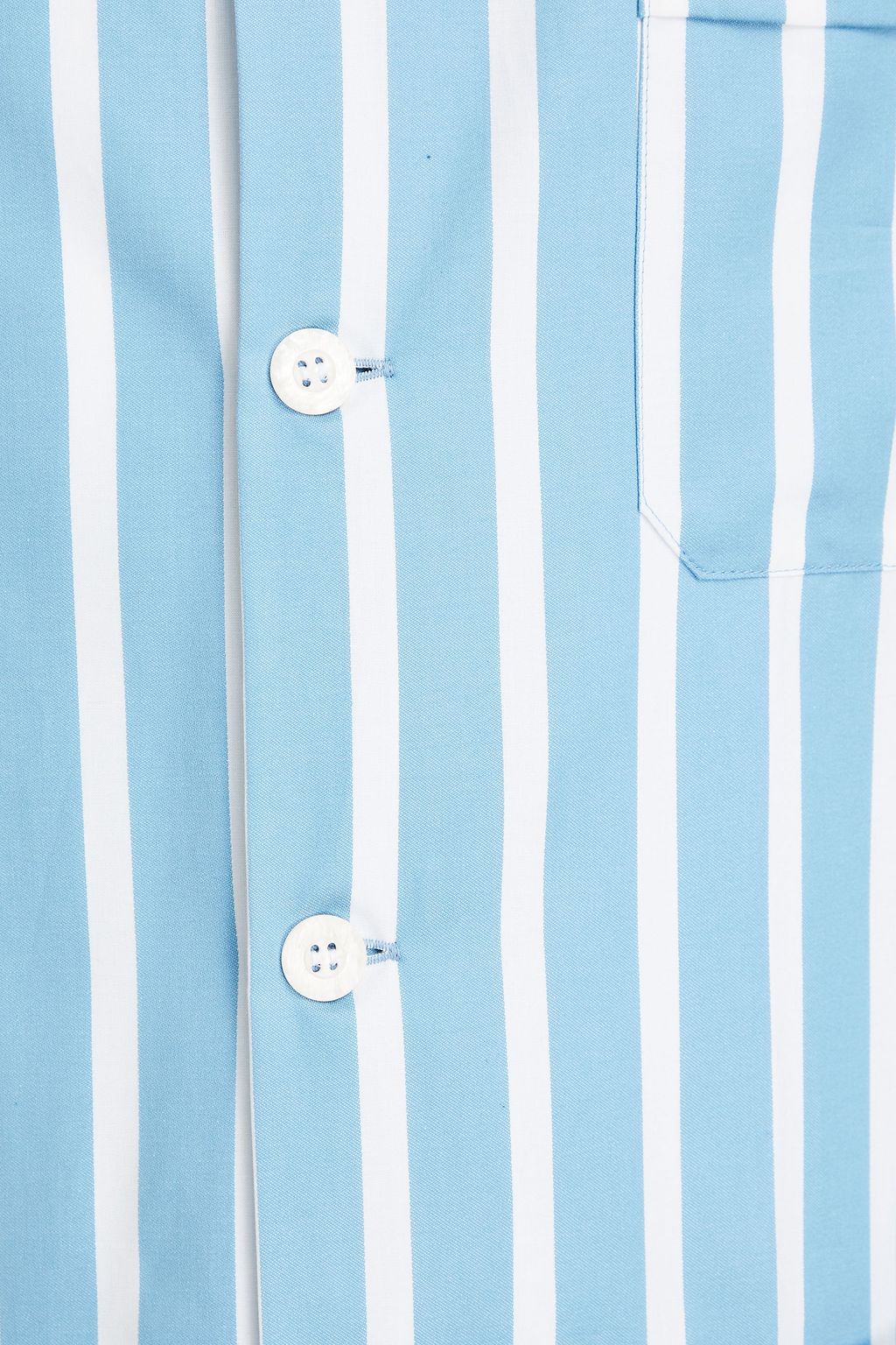 DEREK ROSE Striped cotton pajama set