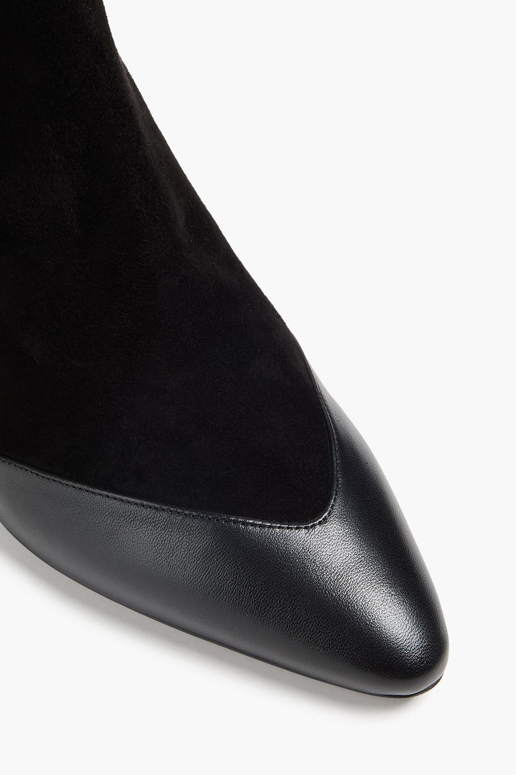 GIORGIO ARMANI Ankle Boots aus Veloursleder und Leder