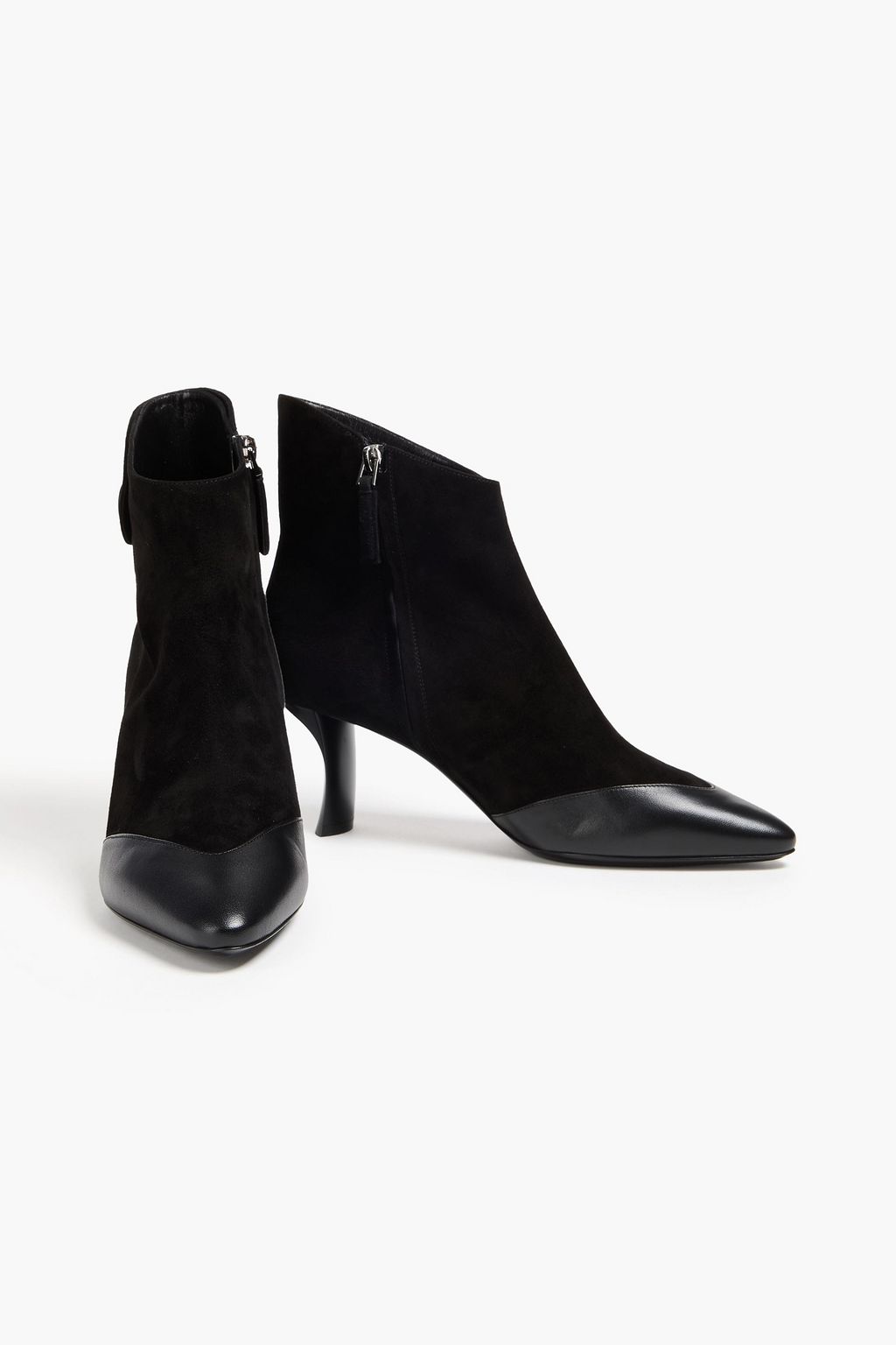 GIORGIO ARMANI Ankle Boots aus Veloursleder und Leder