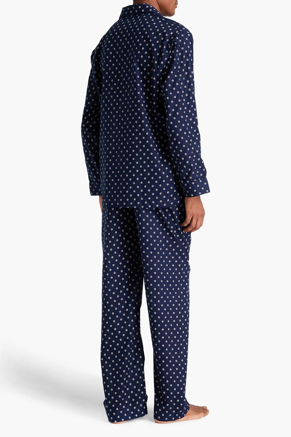 DEREK ROSE Printed cotton pajama set