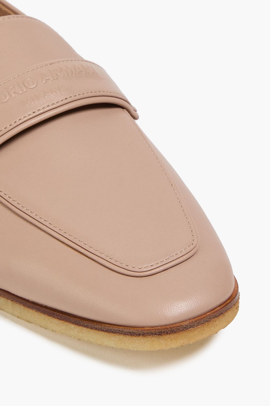 EMPORIO ARMANI Leather loafers