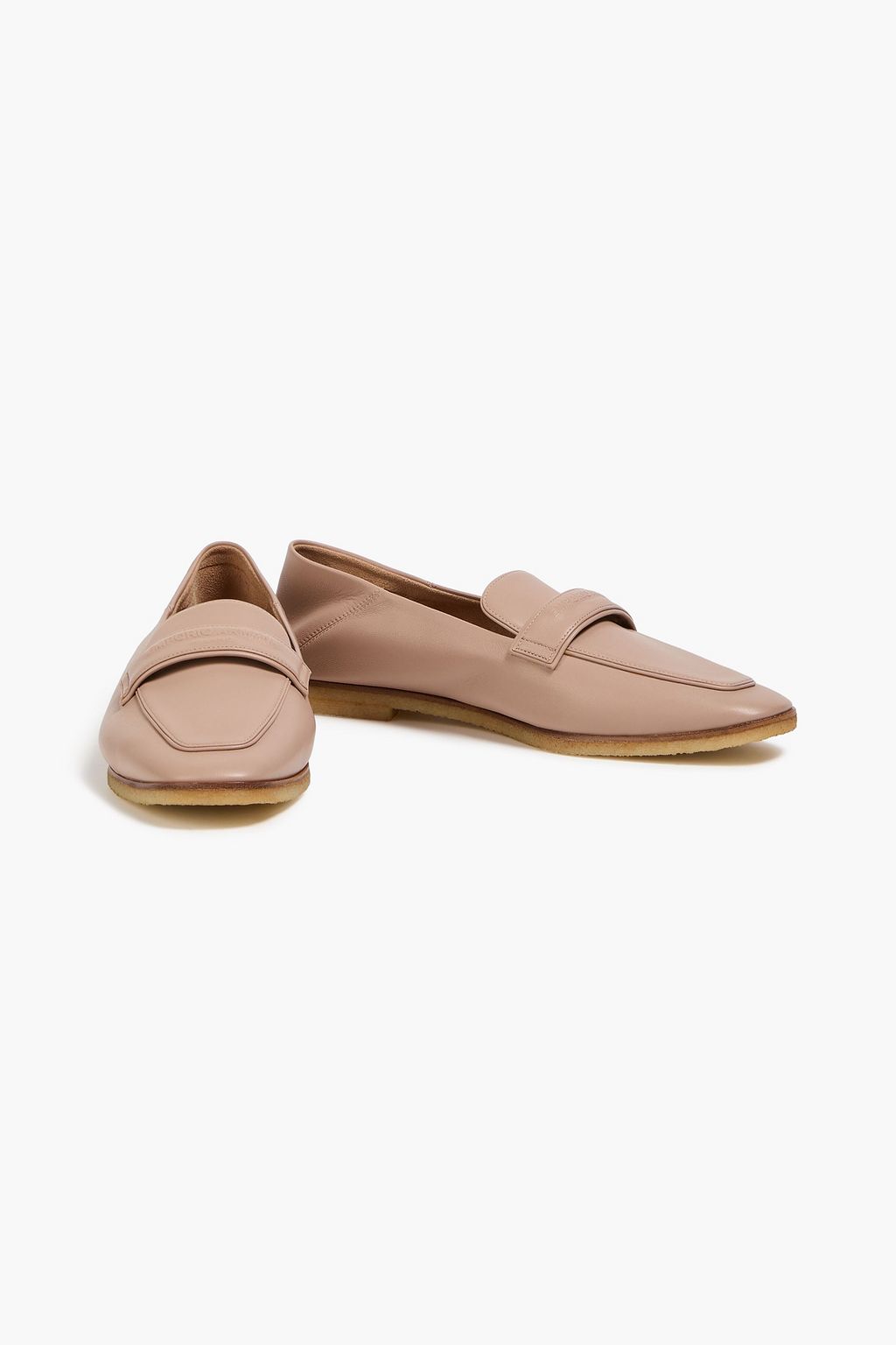 EMPORIO ARMANI Leather loafers