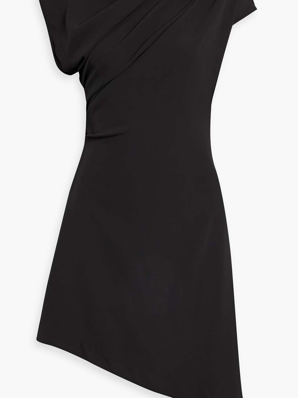 perri asymmetric stretch-crepe dress