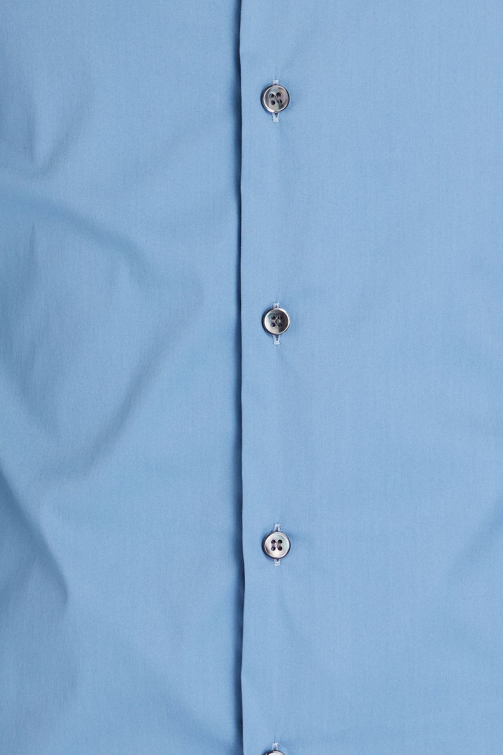 GIORGIO ARMANI Cotton-blend poplin shirt