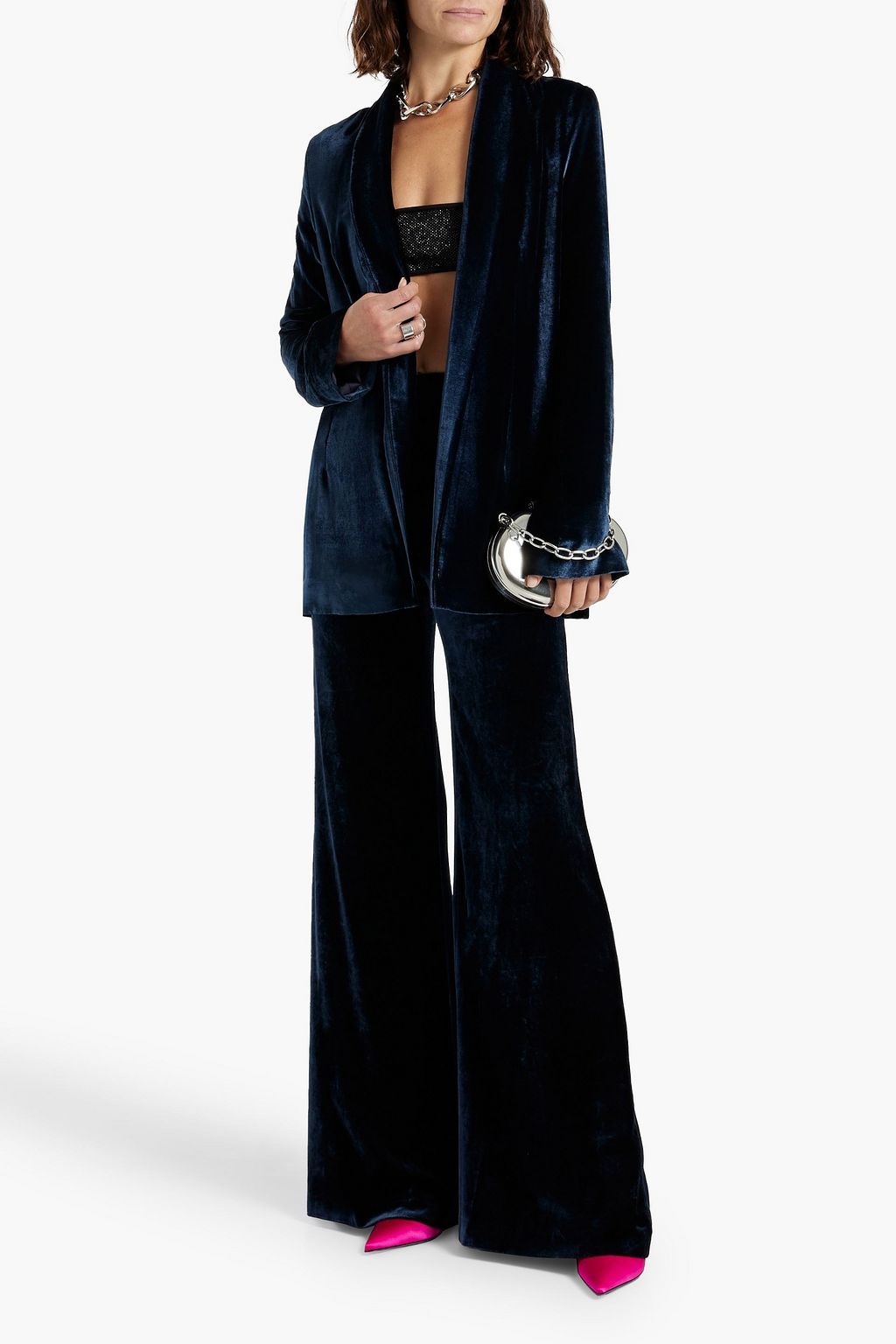 GALVAN  LONDON Velvet blazer