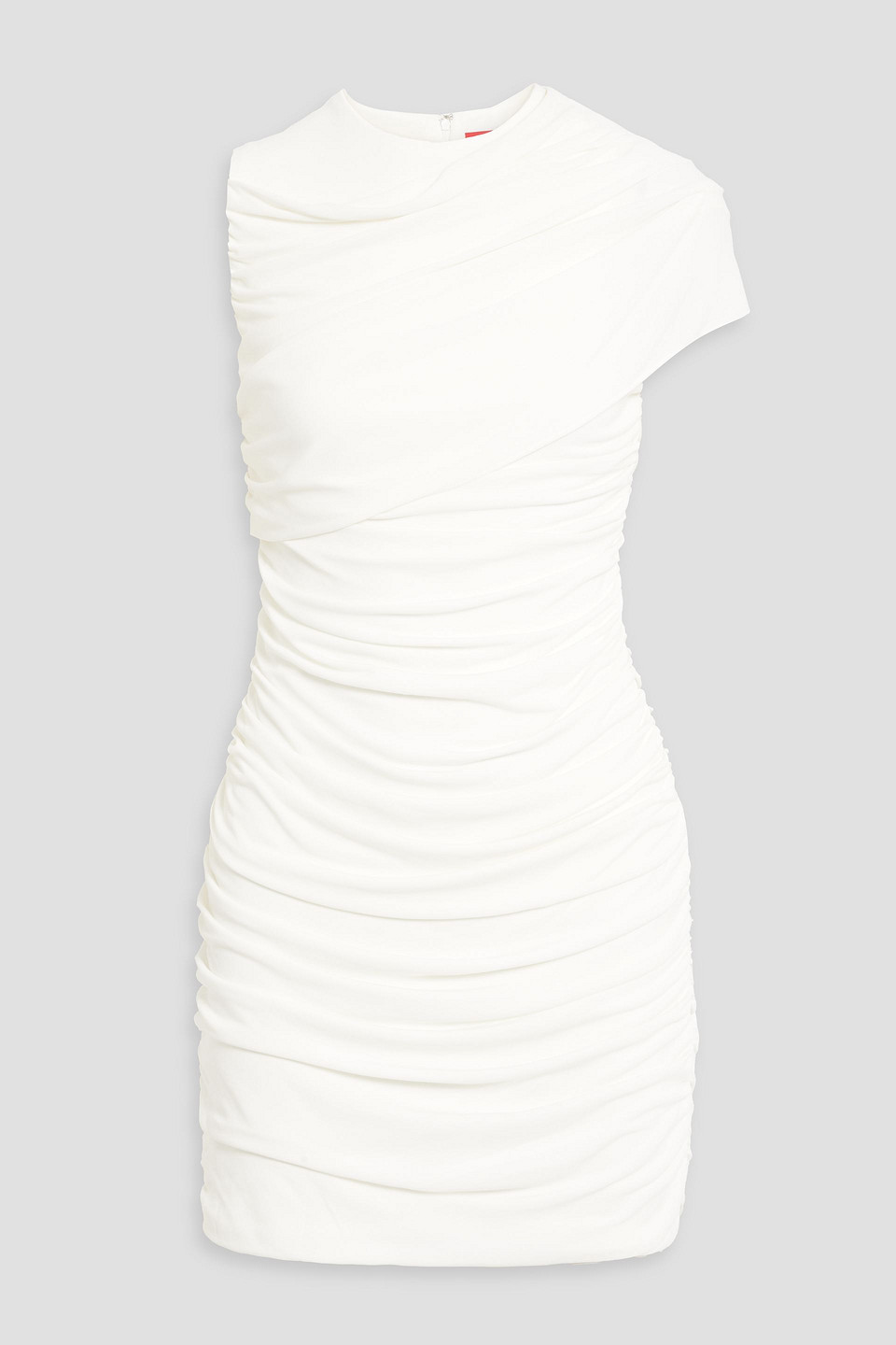 Sarina ruched stretch-jersey mini dress