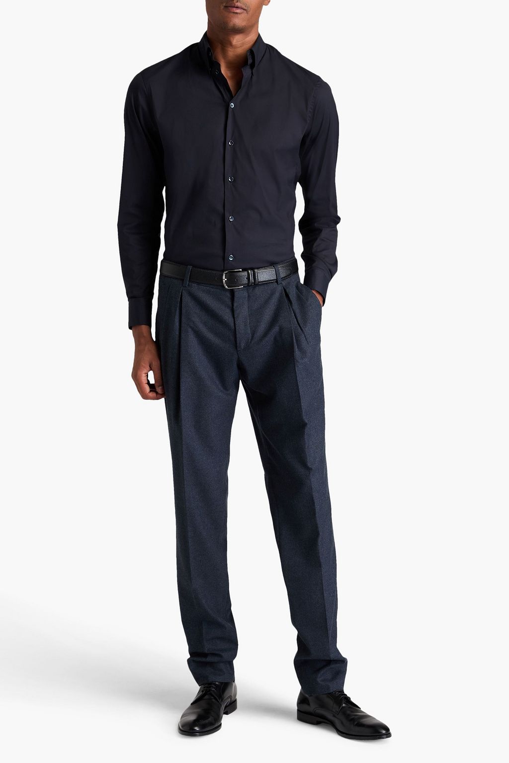 GIORGIO ARMANI Hemd aus Popeline aus einer Baumwollmischung