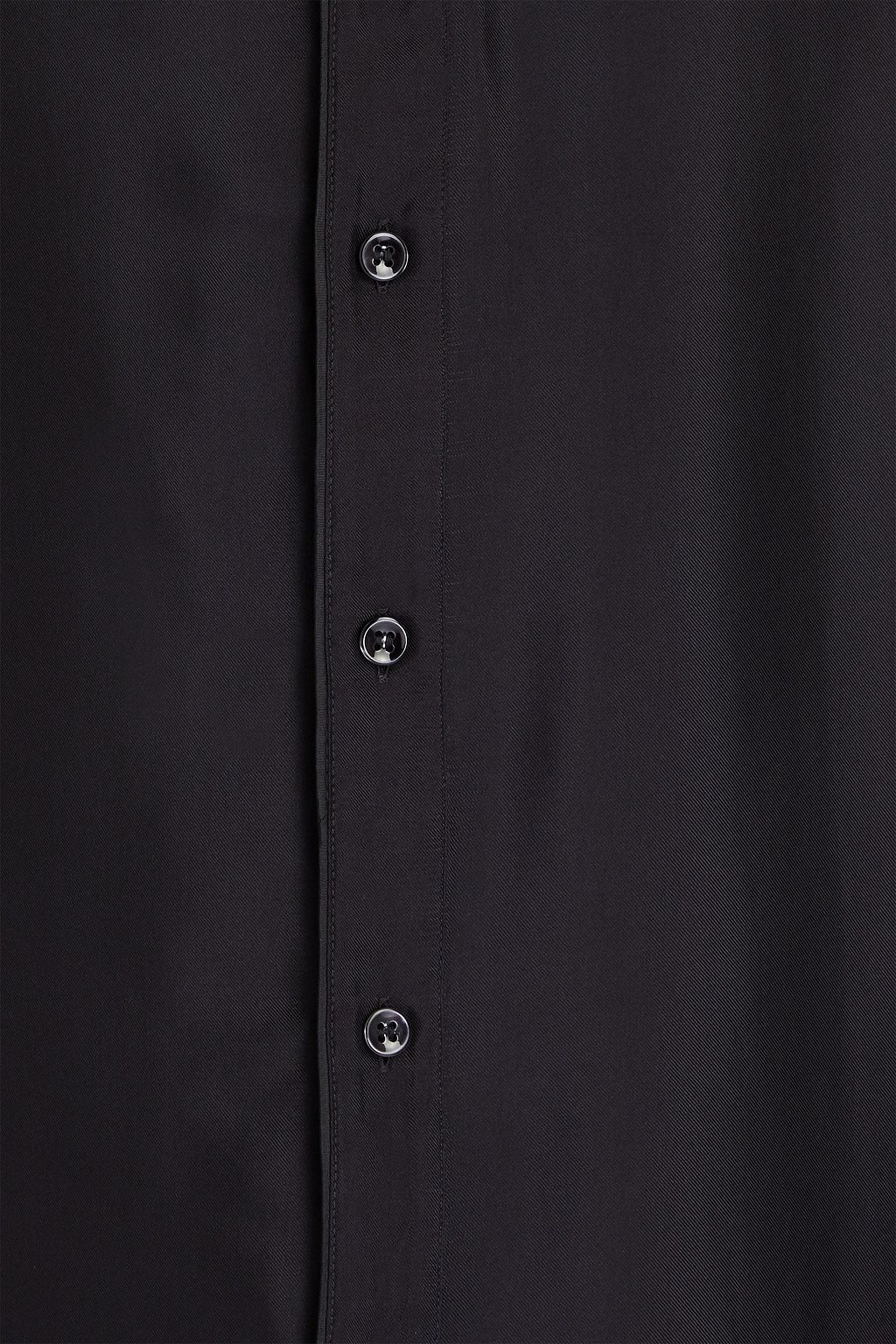 GIORGIO ARMANI Silk-twill shirt