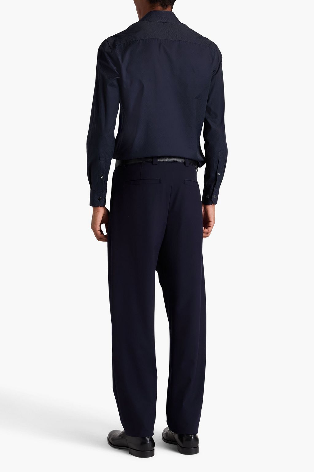 GIORGIO ARMANI Hose aus Crêpe mit Falten