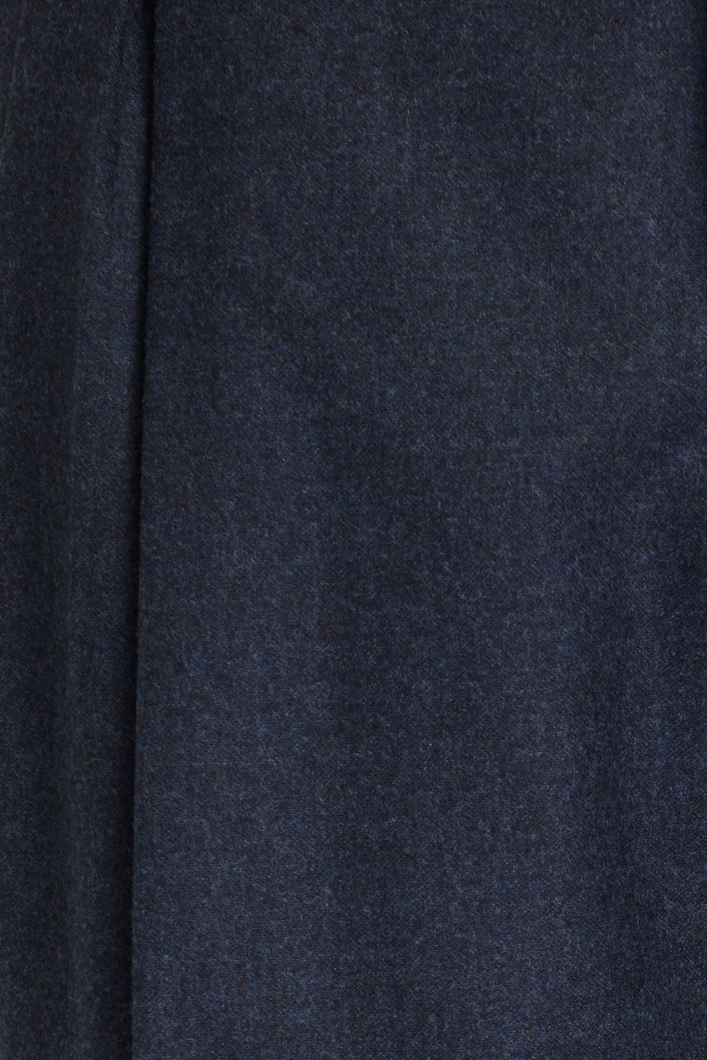 GIORGIO ARMANI Plissierte Hose aus Flanell aus einer Wollmischung