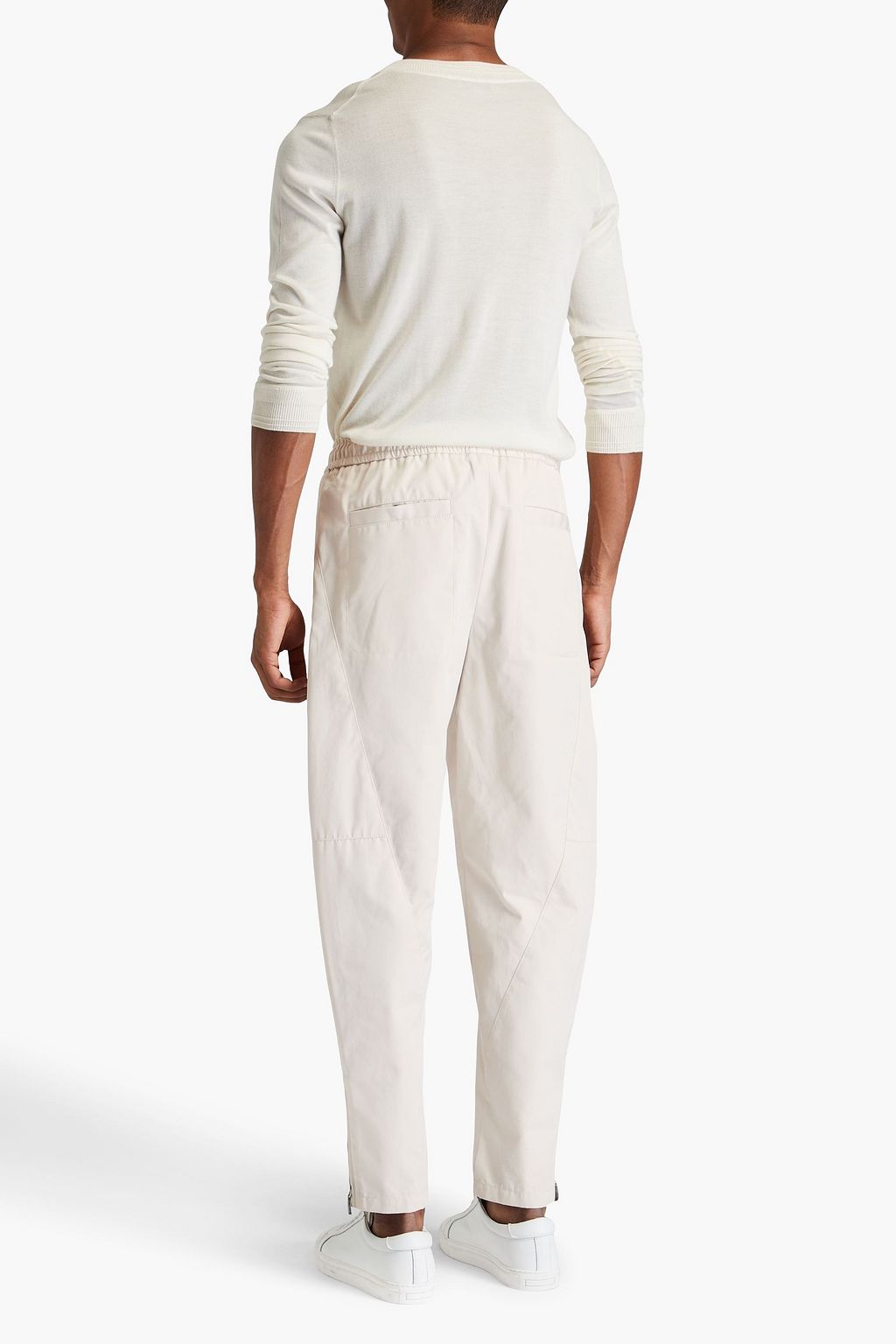 GIORGIO ARMANI Cotton-twill pants