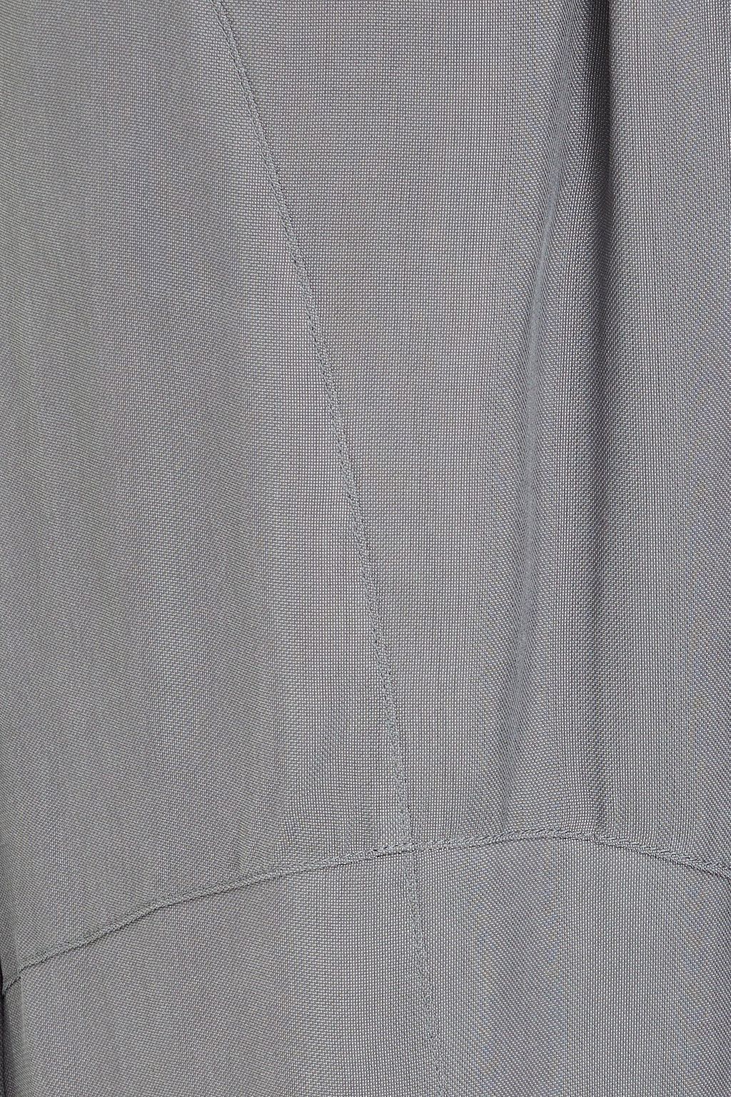 GIORGIO ARMANI Karottenhose aus vorgewaschenem Cupro mit Tunnelzug