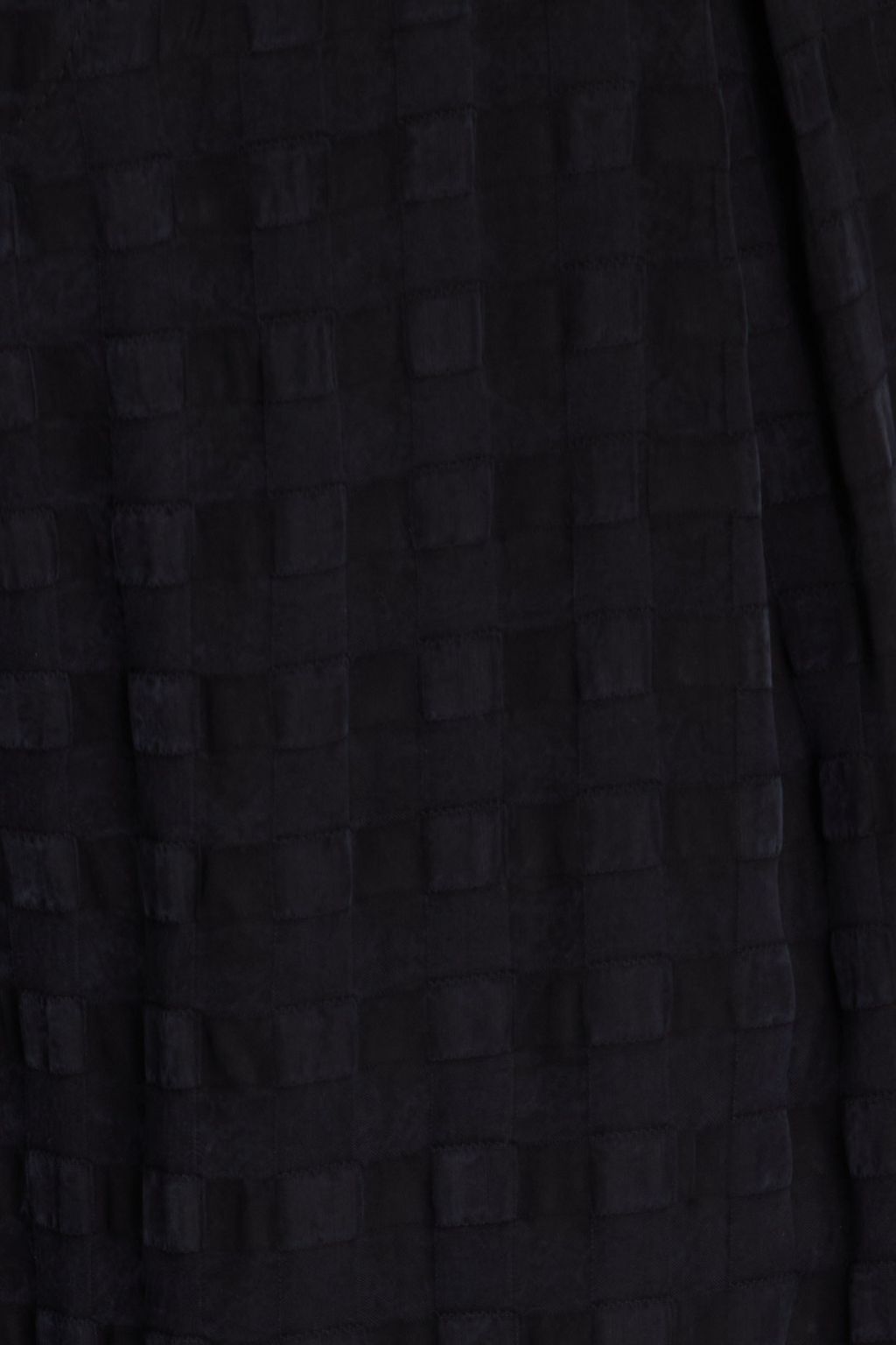 GIORGIO ARMANI Pleated washed cupro and jacquard pants