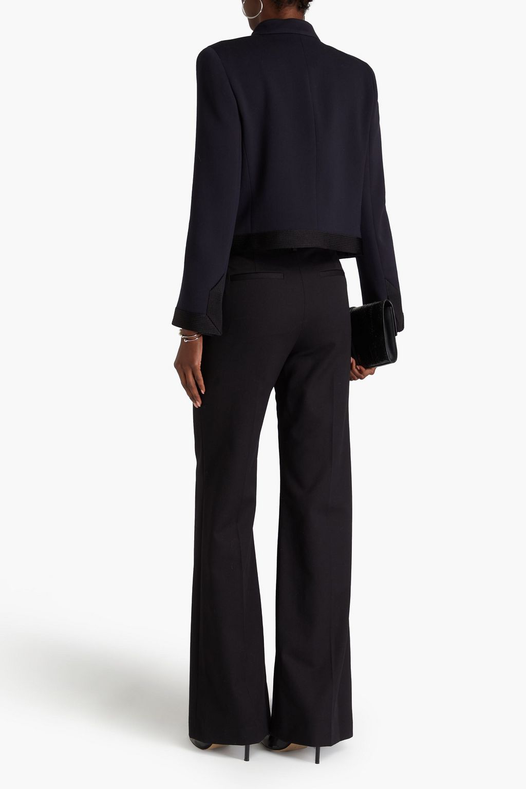 GIORGIO ARMANI Wool-blend twill jacket