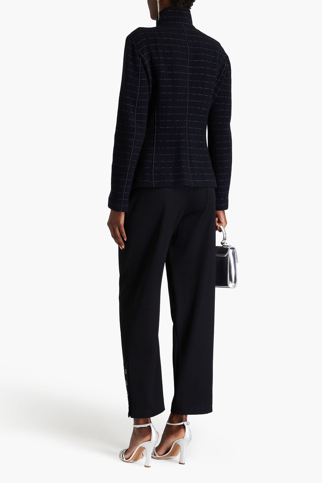 GIORGIO ARMANI جاكيت محبوك